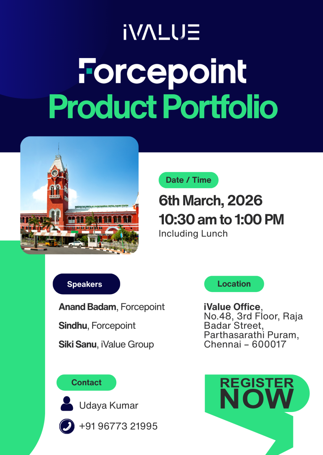 Forcepoint Partner Portfolio - iValue India